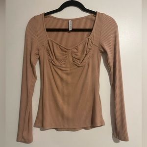 REVOLVE Long Sleeve Bustier Style Top